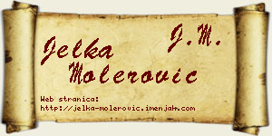 Jelka Molerović vizit kartica